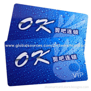 PVC card, various sizes and shapes are available